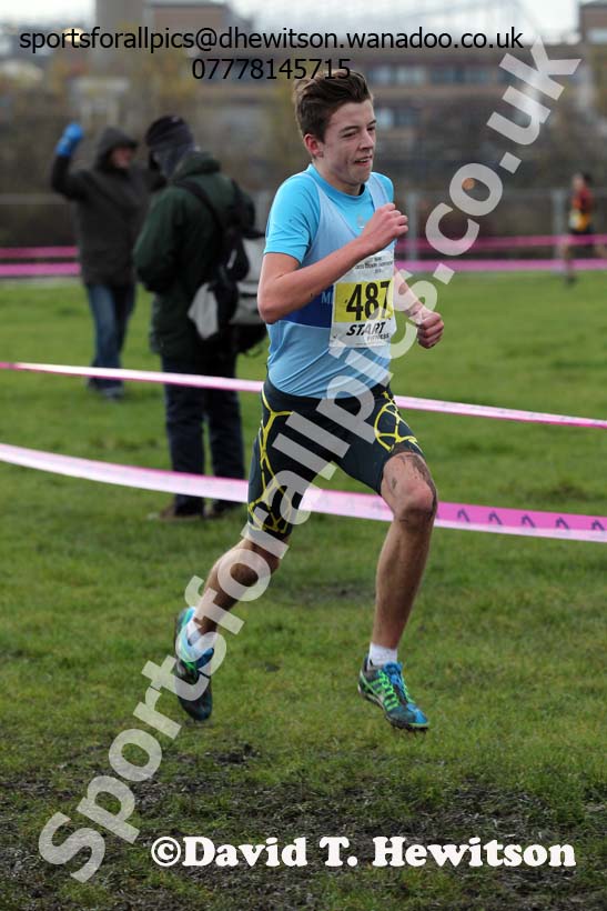 Mens under-17s North Eastern Cross Country Chanpionships. Photo: David T. Hewitson/Sports for All Pics